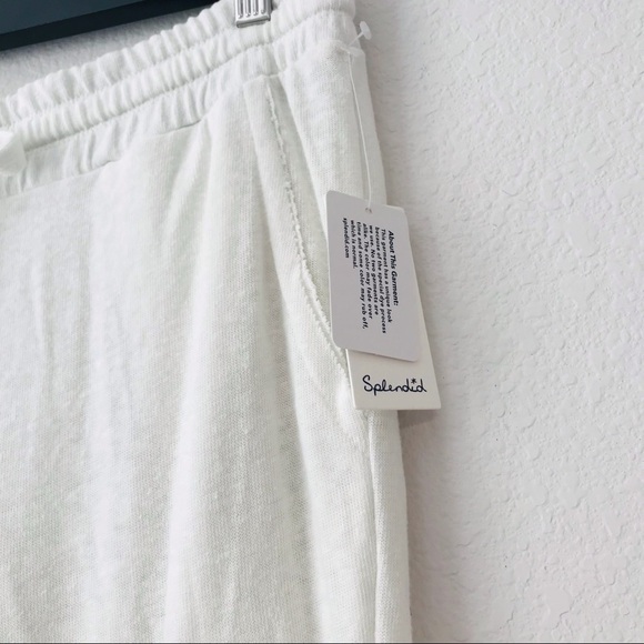 New! Splendid High Waist Boho Hippie Tie Dye Knit Sweatpants Joggers - Picture 9 of 11